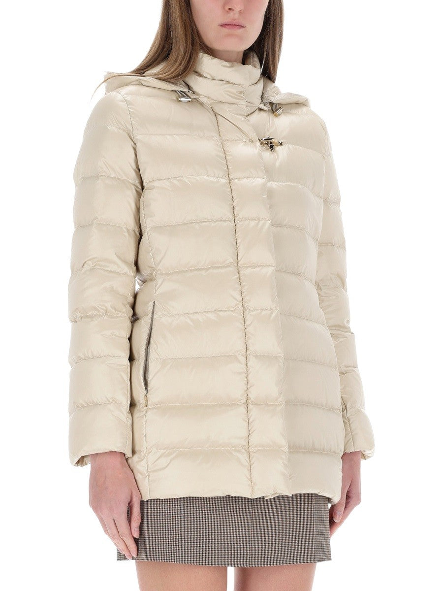 Fay Women's Down Jacket Beige Fay