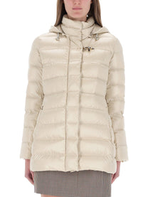 Fay Women's Down Jacket Beige Fay