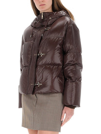 Fay Women's Down Jacket Brown Fay