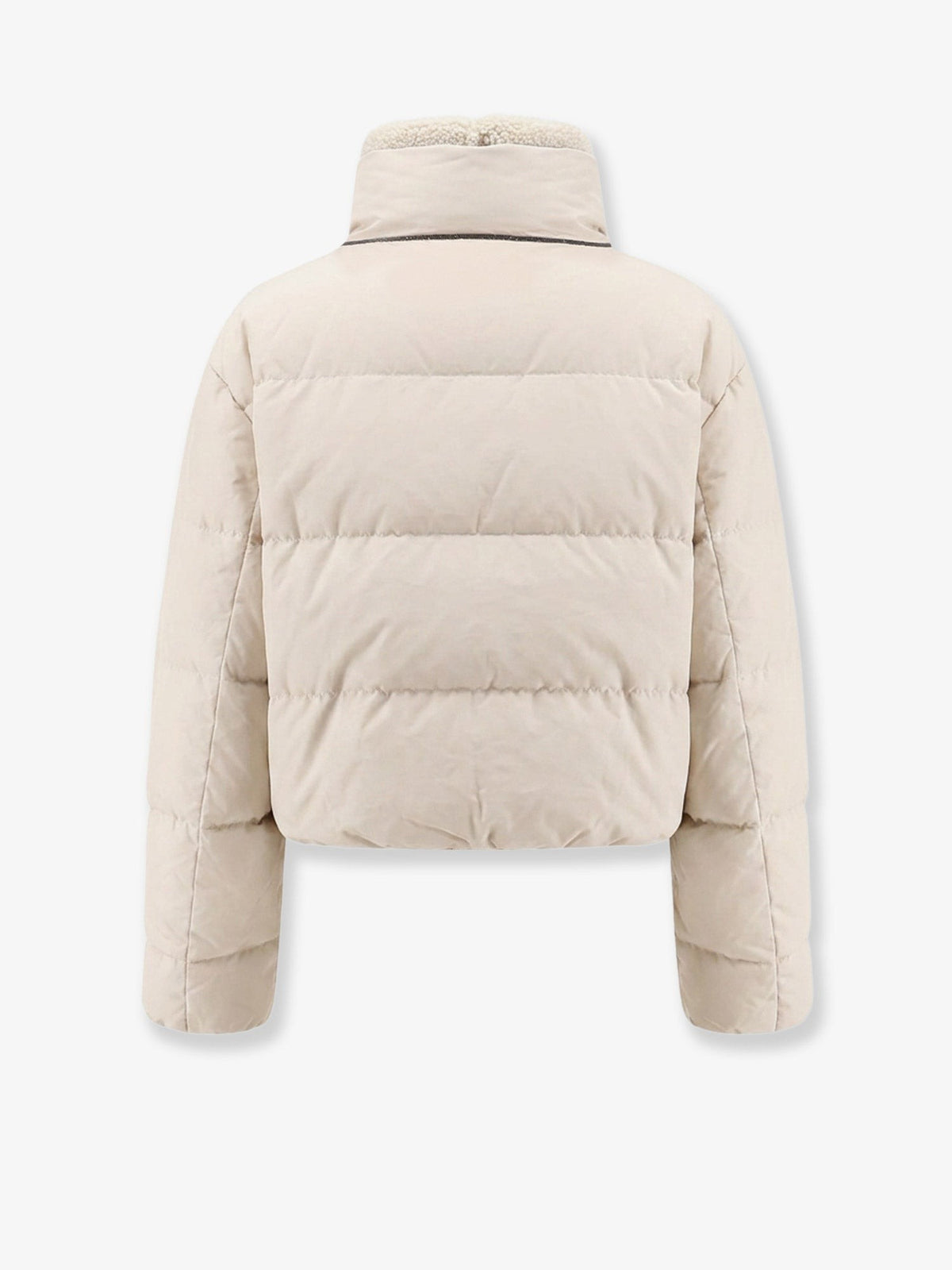 Brunello Cucinelli Women's Down Jacket Beige, view 2