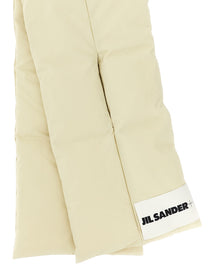 Jil Sander Down Scarf Scarf Beige