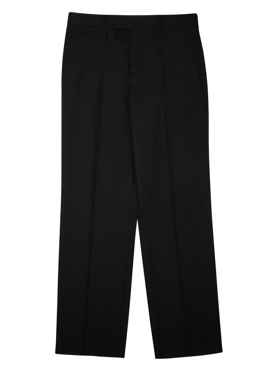Dior Men's Pantalone Ampio in Lana Black
