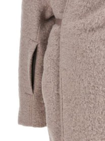 Rick Owens Dracucollar Belted Coat Blue