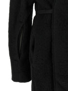 Rick Owens Dracucollar Belted Coat Black, view 4