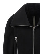 Rick Owens Draculimo Coat Black, view 3