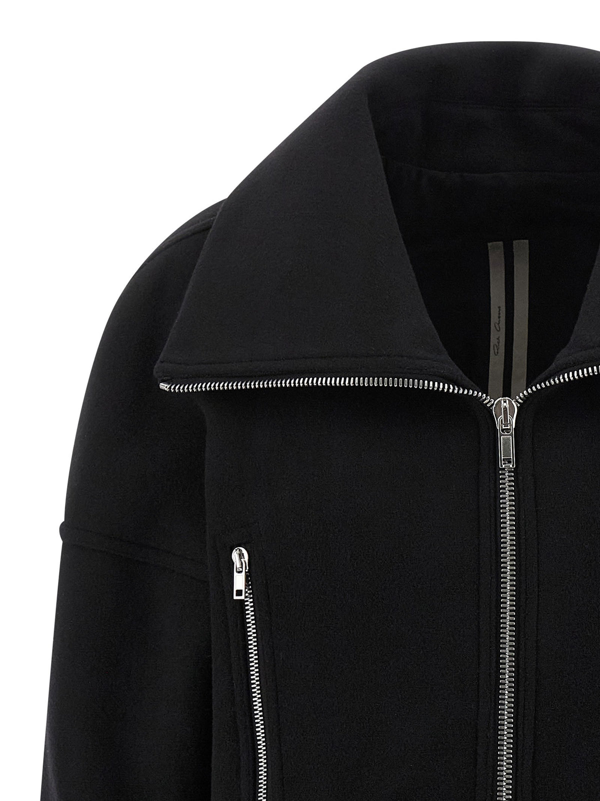 Rick Owens Draculimo Coat Black, view 3