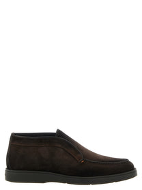 Santoni Dragon Ankle Boots Brown
