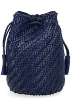 Dragon Diffusion Women's Pompom Double Jump Tan Bag Blue, view 4