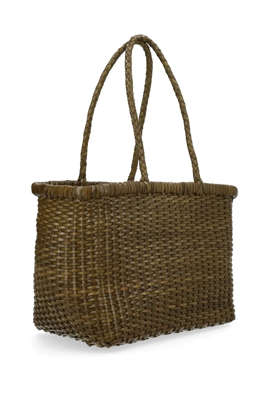 Dragon Diffusion Women's Weave Small Bag Green, view 3