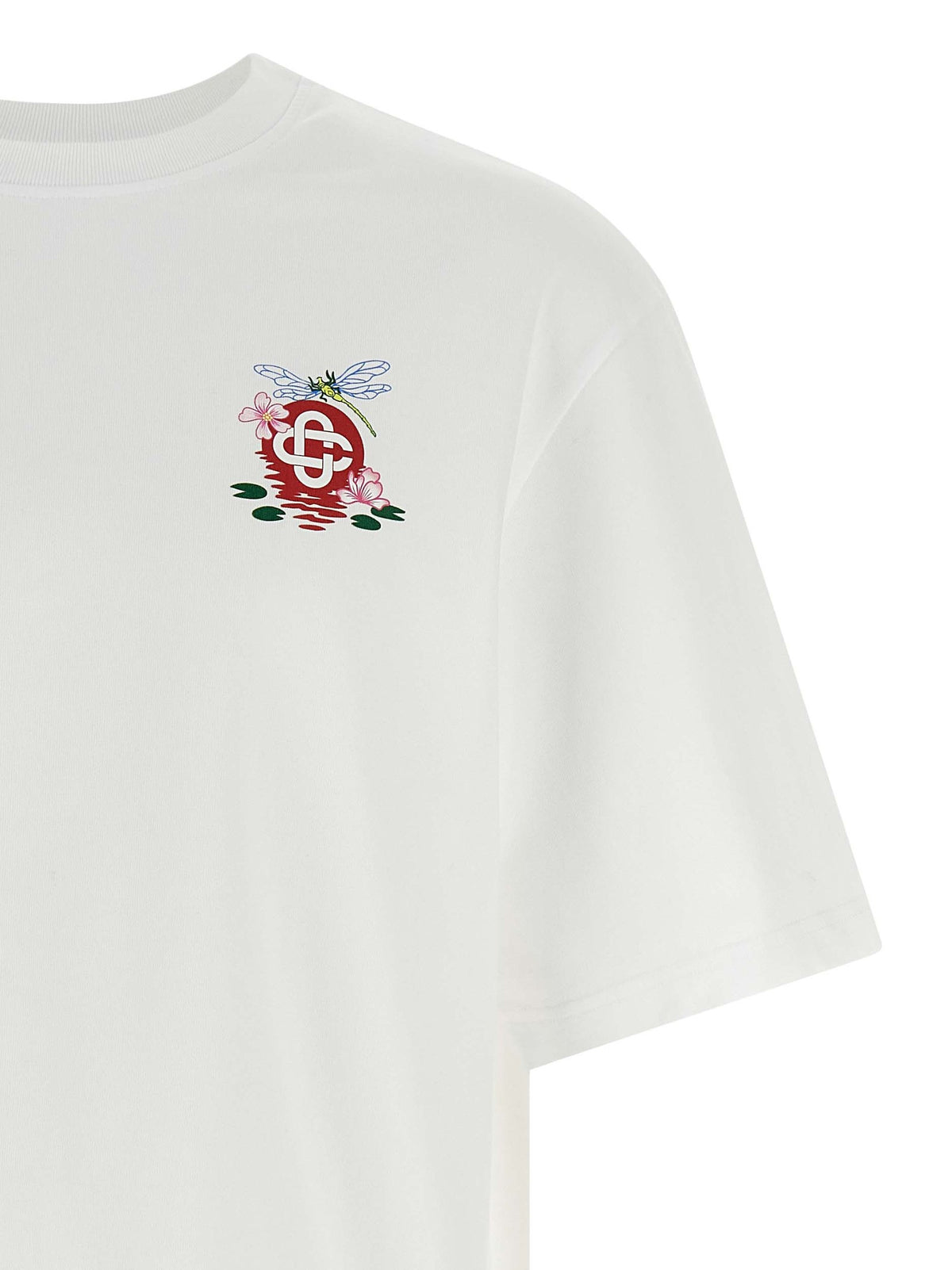 Casablanca Dragonfly Floral Shirt White, view 3