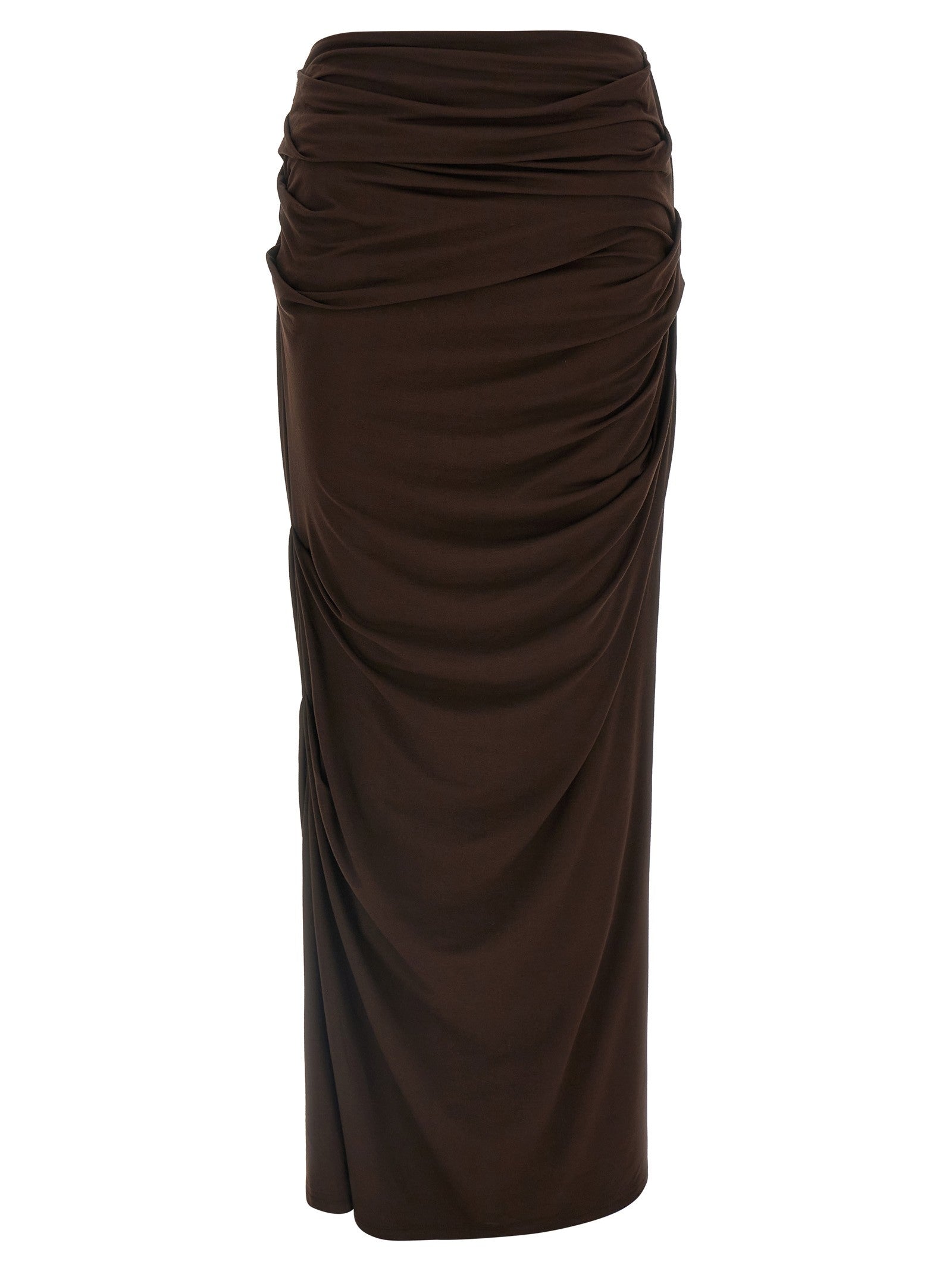 Entire Studios Drape Skirt Brown