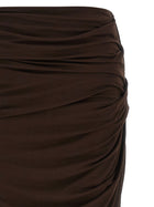 Entire Studios Drape Skirt Brown, view 3