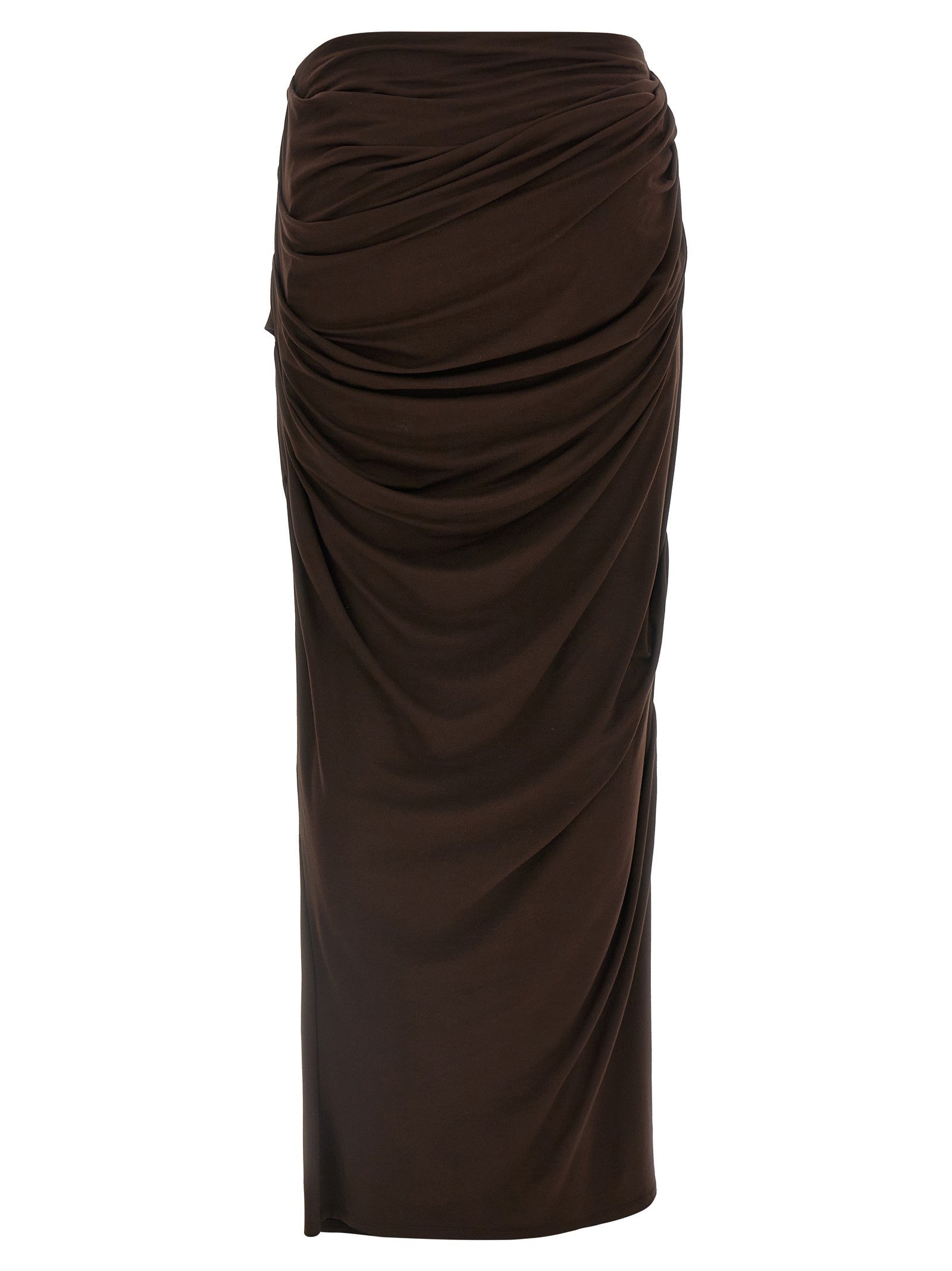Entire Studios Drape Skirt Brown