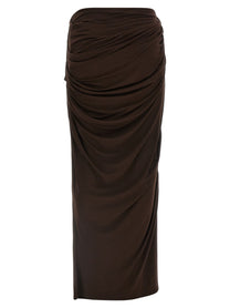 Entire Studios Drape Skirt Brown