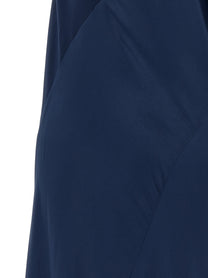 Alberta Ferretti Draped Asymmetrical Dress Blue