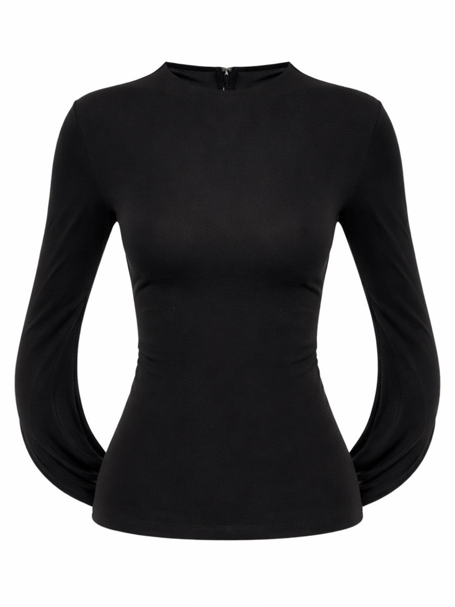 alexanderwang Women's Draped Back Top Black