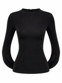 alexanderwang Women's Draped Back Top Black