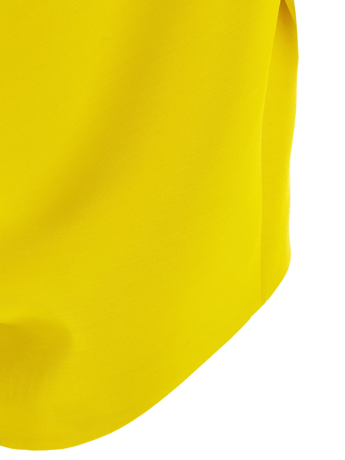 Balenciaga Draped Crop Top Yellow, view 4