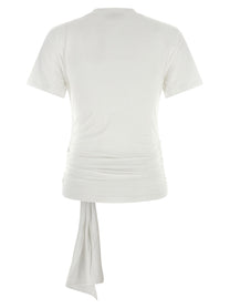 7 For All Mankind Draped Detail Shirt White