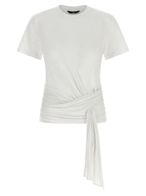 7 For All Mankind Draped Detail Shirt White
