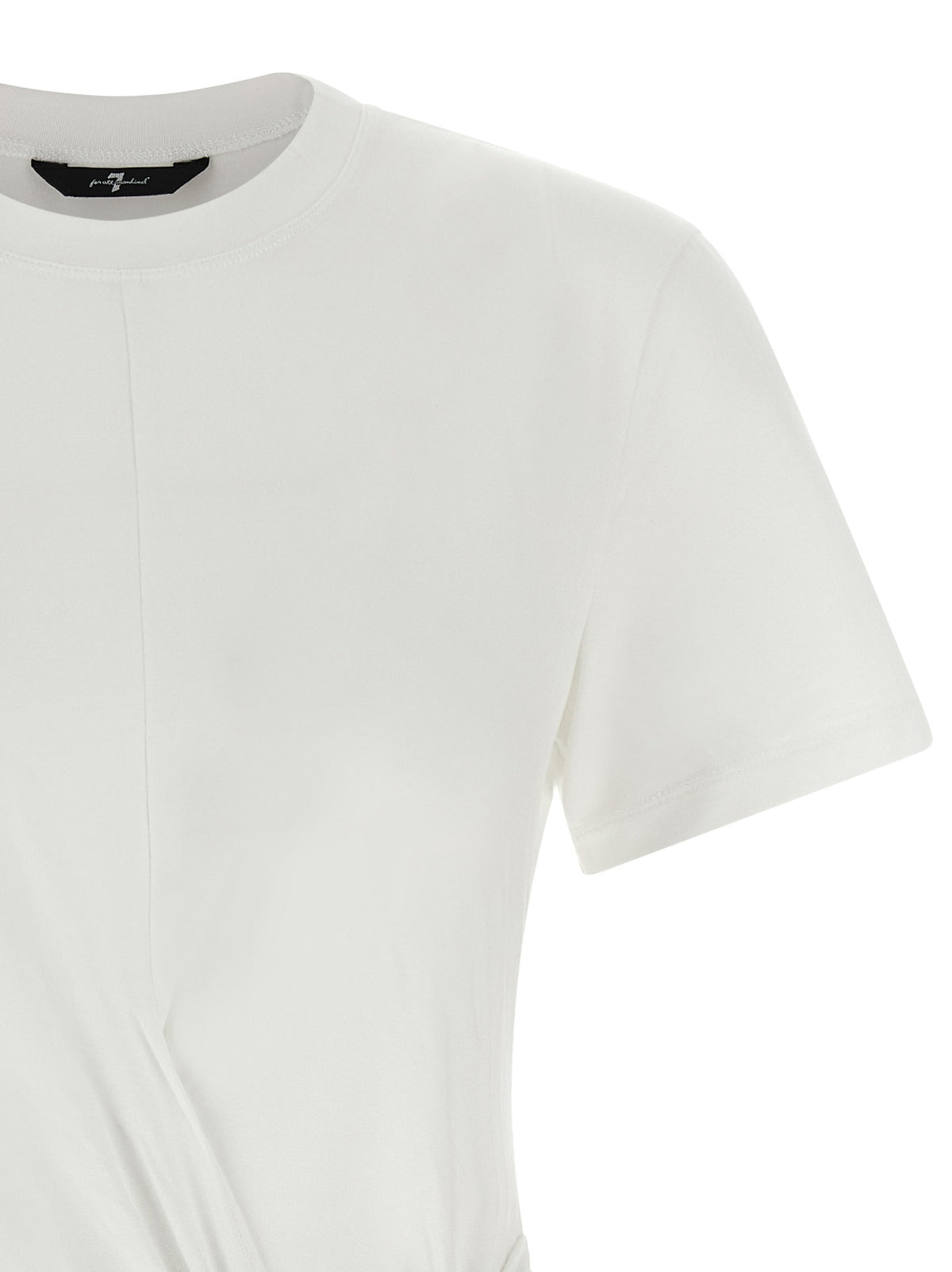 7 For All Mankind Draped Detail Shirt White