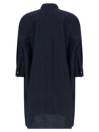 Loewe Draped Dress Blue, view 2