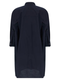 Loewe Draped Dress Blue