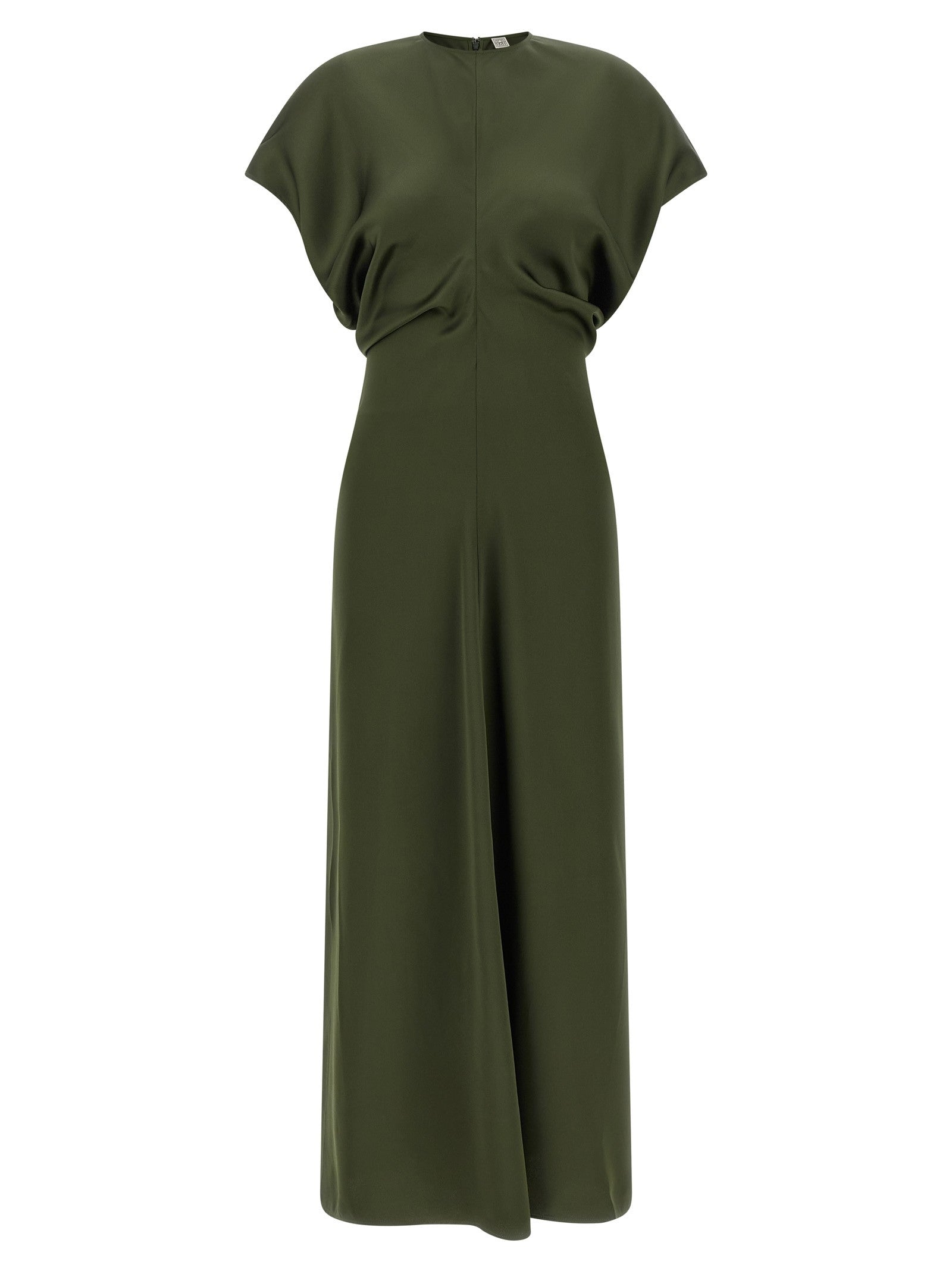 Toteme Draped Dress Green