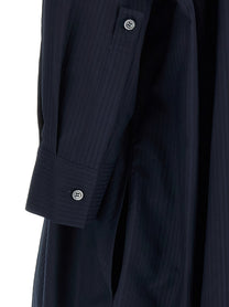 Loewe Draped Dress Blue