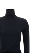 Fabiana Filippi Draped Dress Blue, view 3