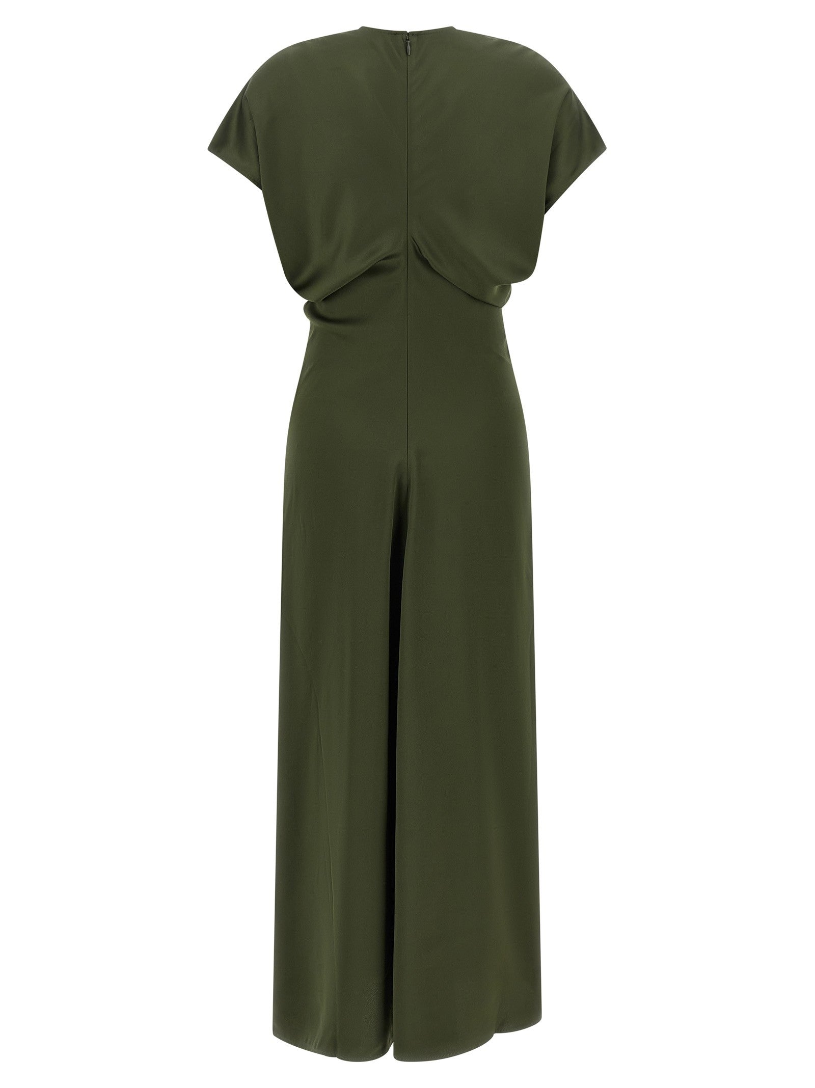 Toteme Draped Dress Green