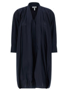 Loewe Draped Dress Blue