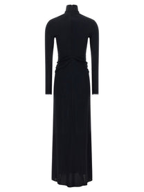 Fabiana Filippi Draped Dress Blue
