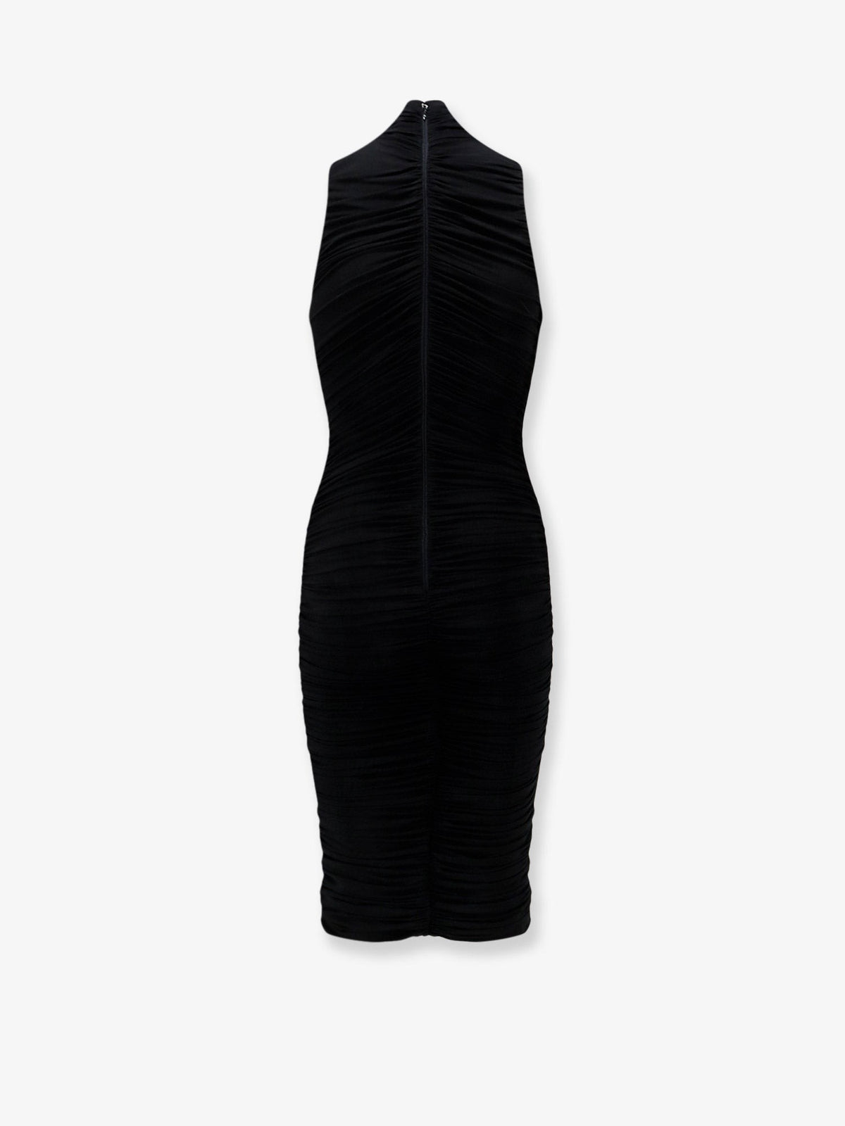 Elisabetta Franchi Women's Draped Midi Dress Black, view 2