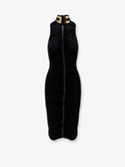 Elisabetta Franchi Women's Draped Midi Dress Black