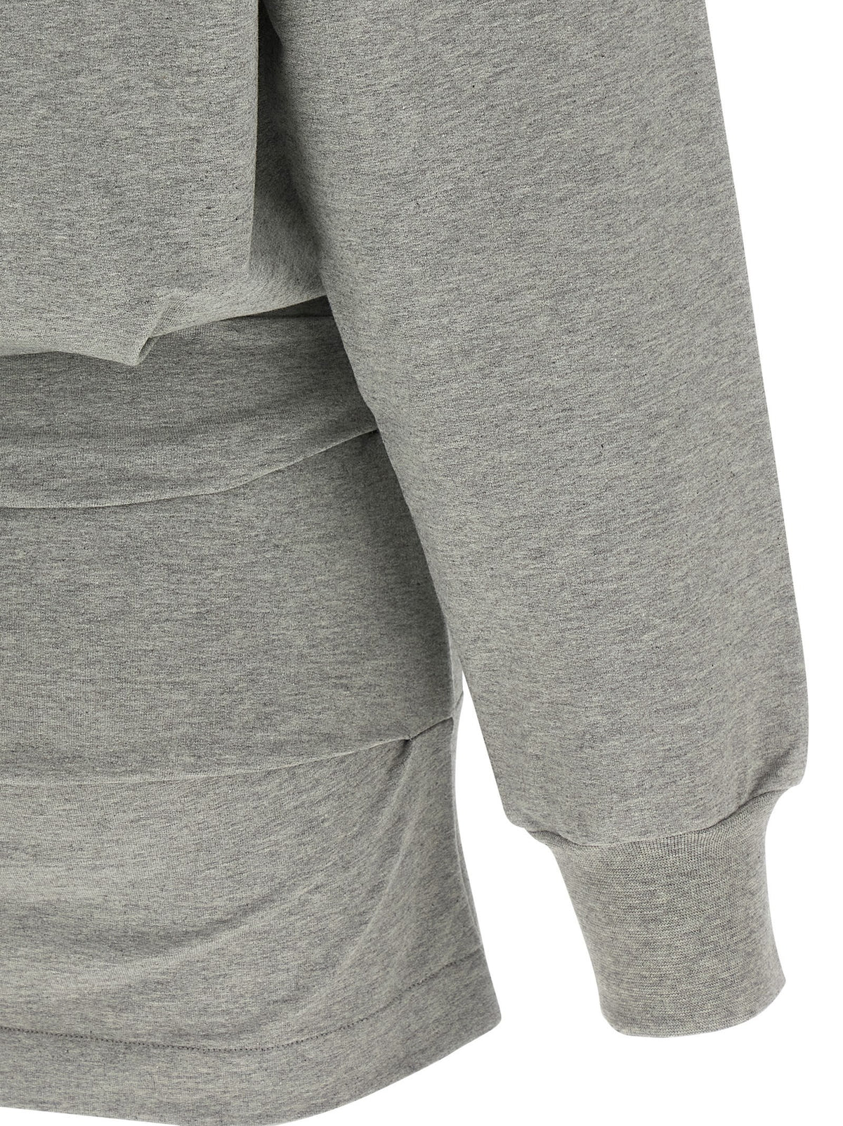 The Attico Draped Mini Dress Grey