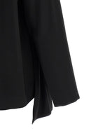 Nude Lucy Draped Panel Blouse Black, view 4