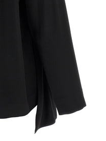 Nude Lucy Draped Panel Blouse Black