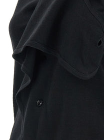 Lemaire Draped Panel Vest Black