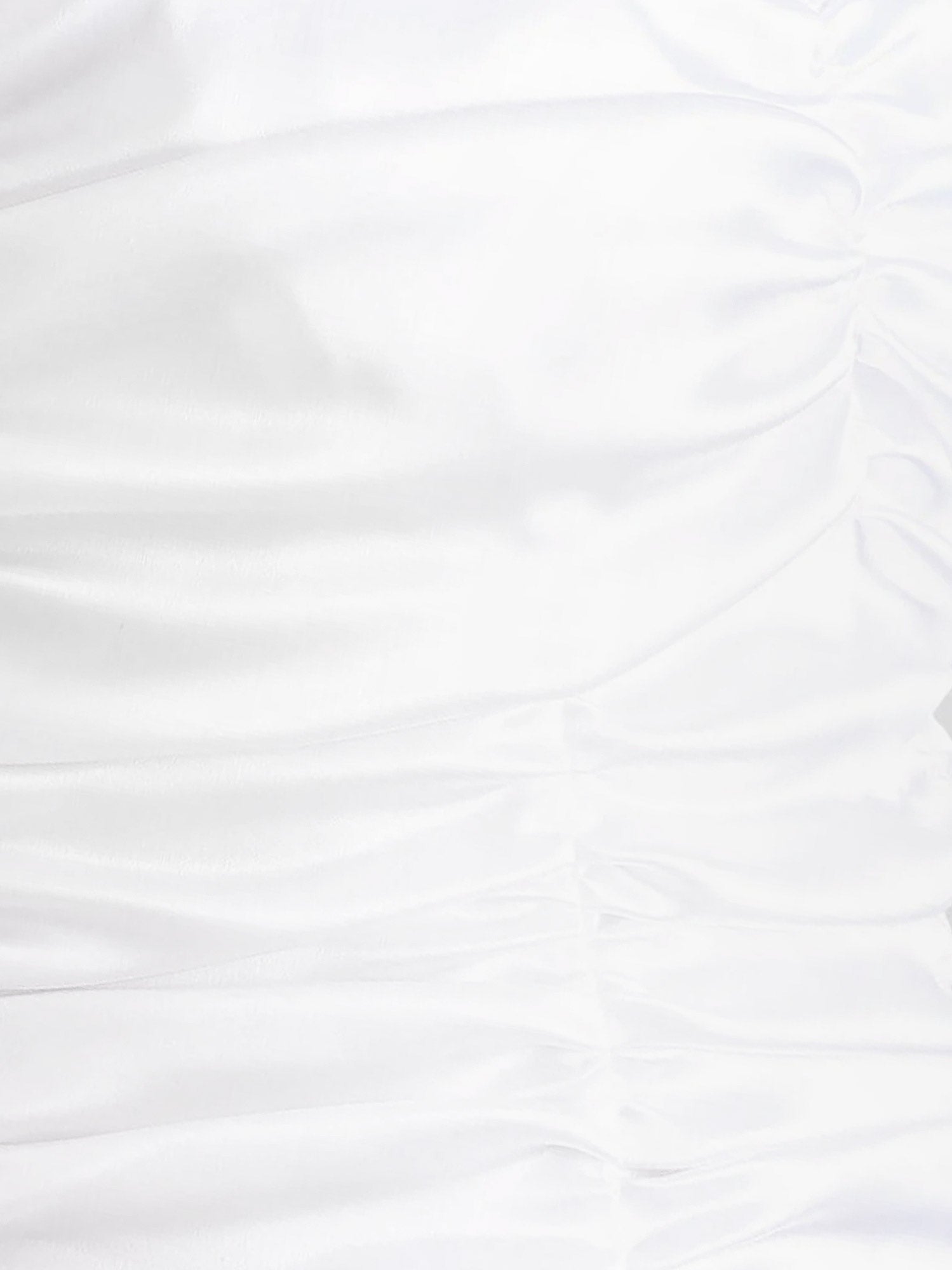 Dolce &amp; Gabbana Women's Draped Satin Mini Dress White