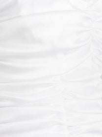 Dolce &amp; Gabbana Women's Draped Satin Mini Dress White