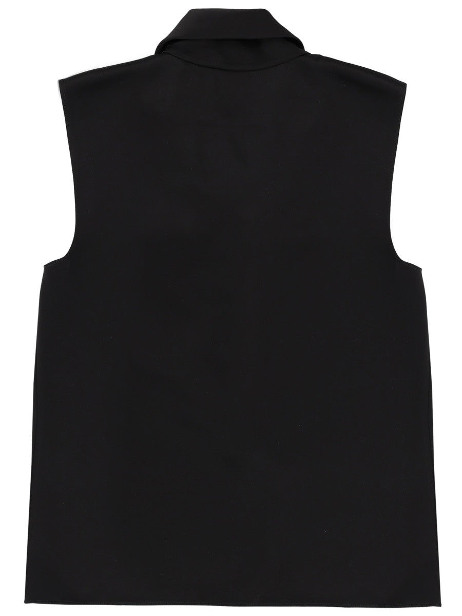 Theory Women's Draped Top Black
