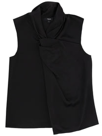 Theory Women's Draped Top Black