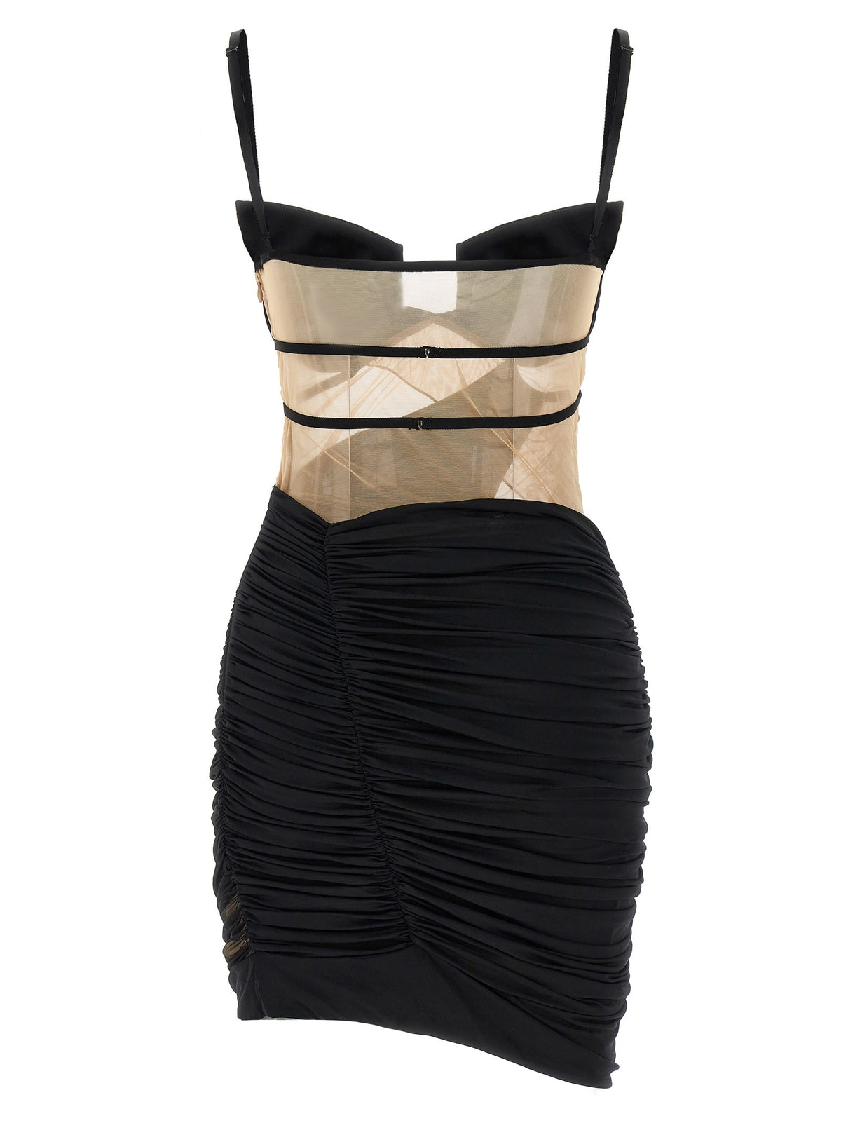 Nensi Dojaka Drapped Mini Dress Dress Black, view 2