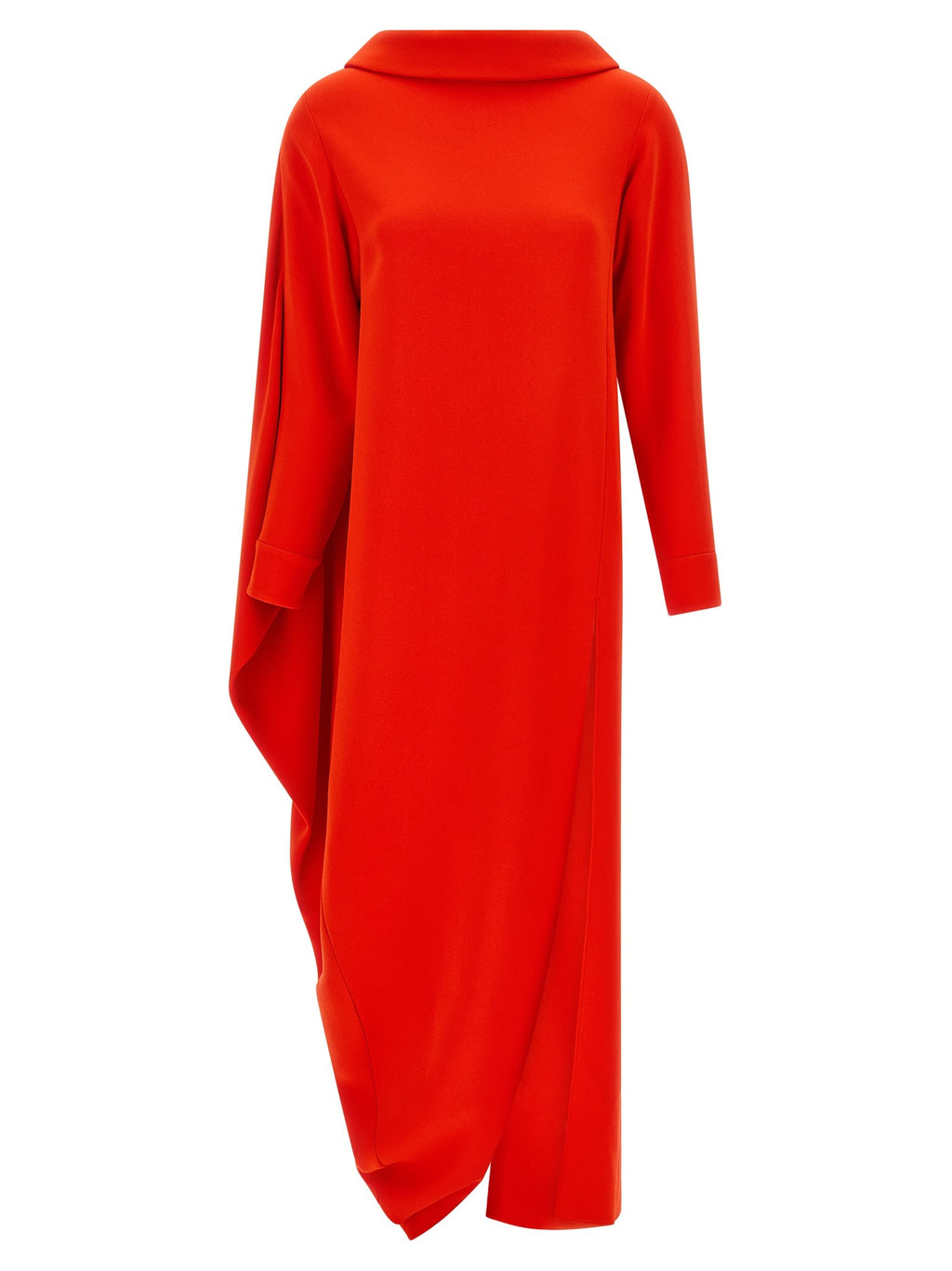 Balenciaga Drappeggiato Dress Red