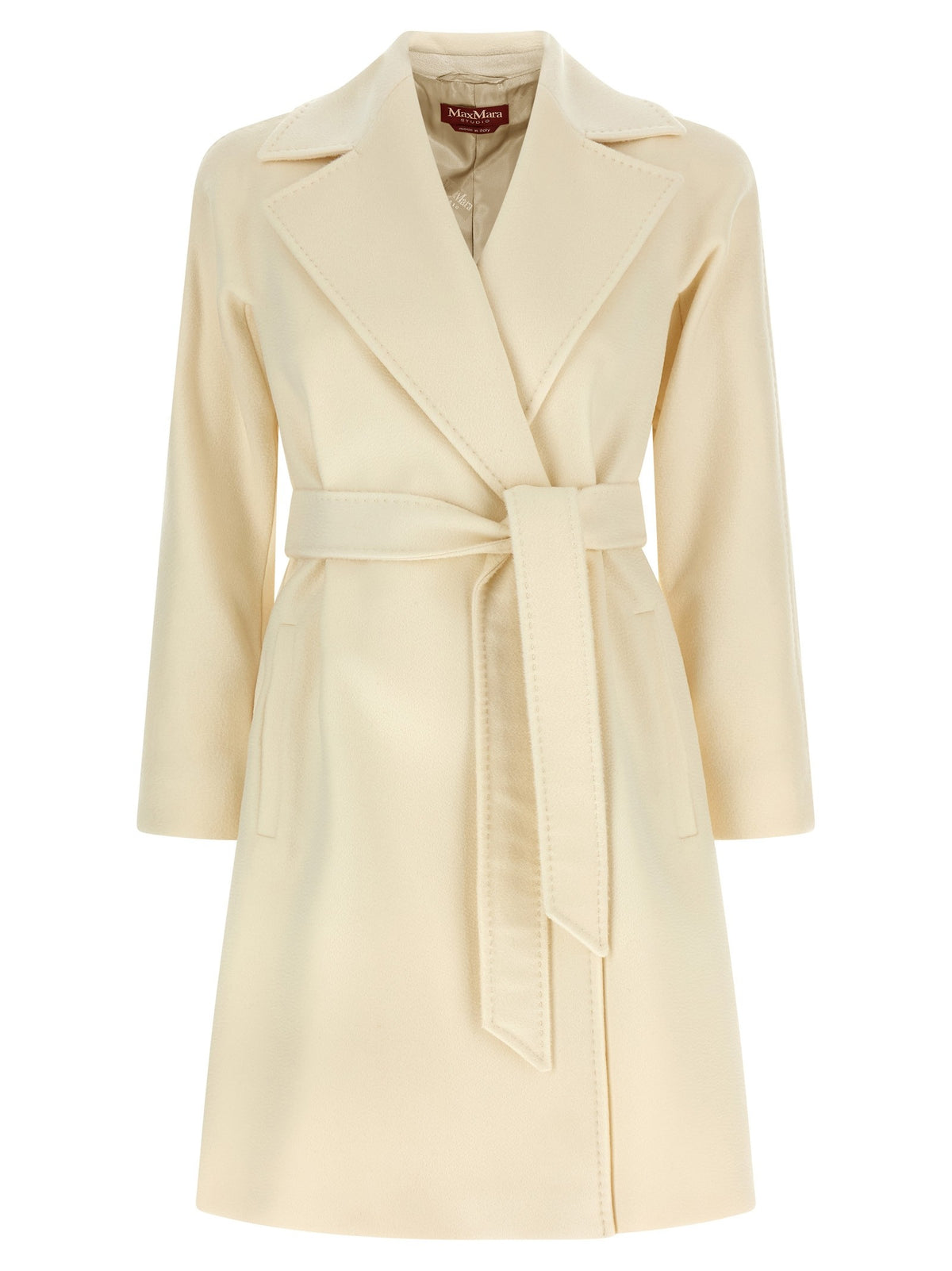 Max Mara Studio Dravenna Coat White