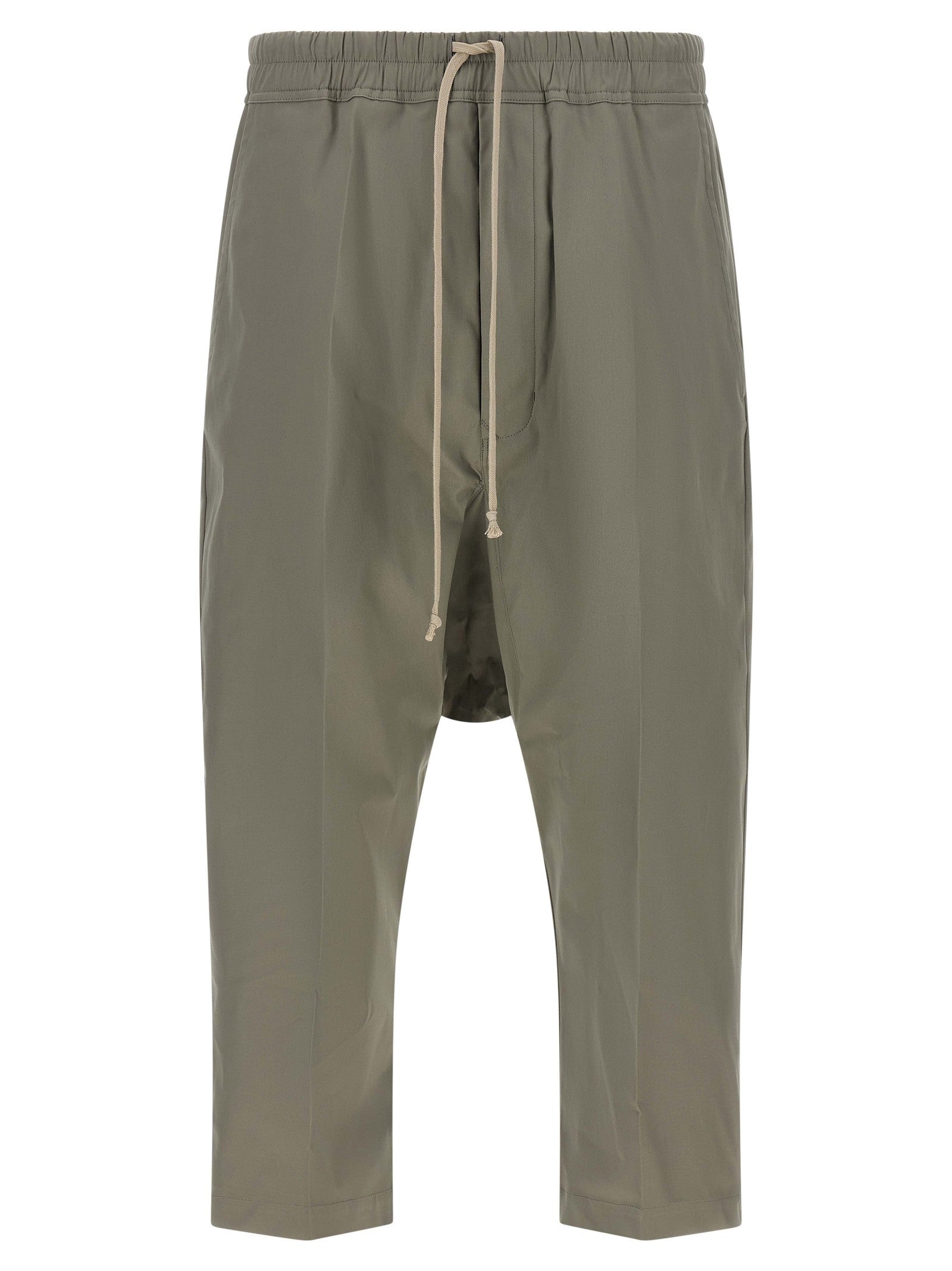 Rick Owens Drawstring Cropped Pants Grey
