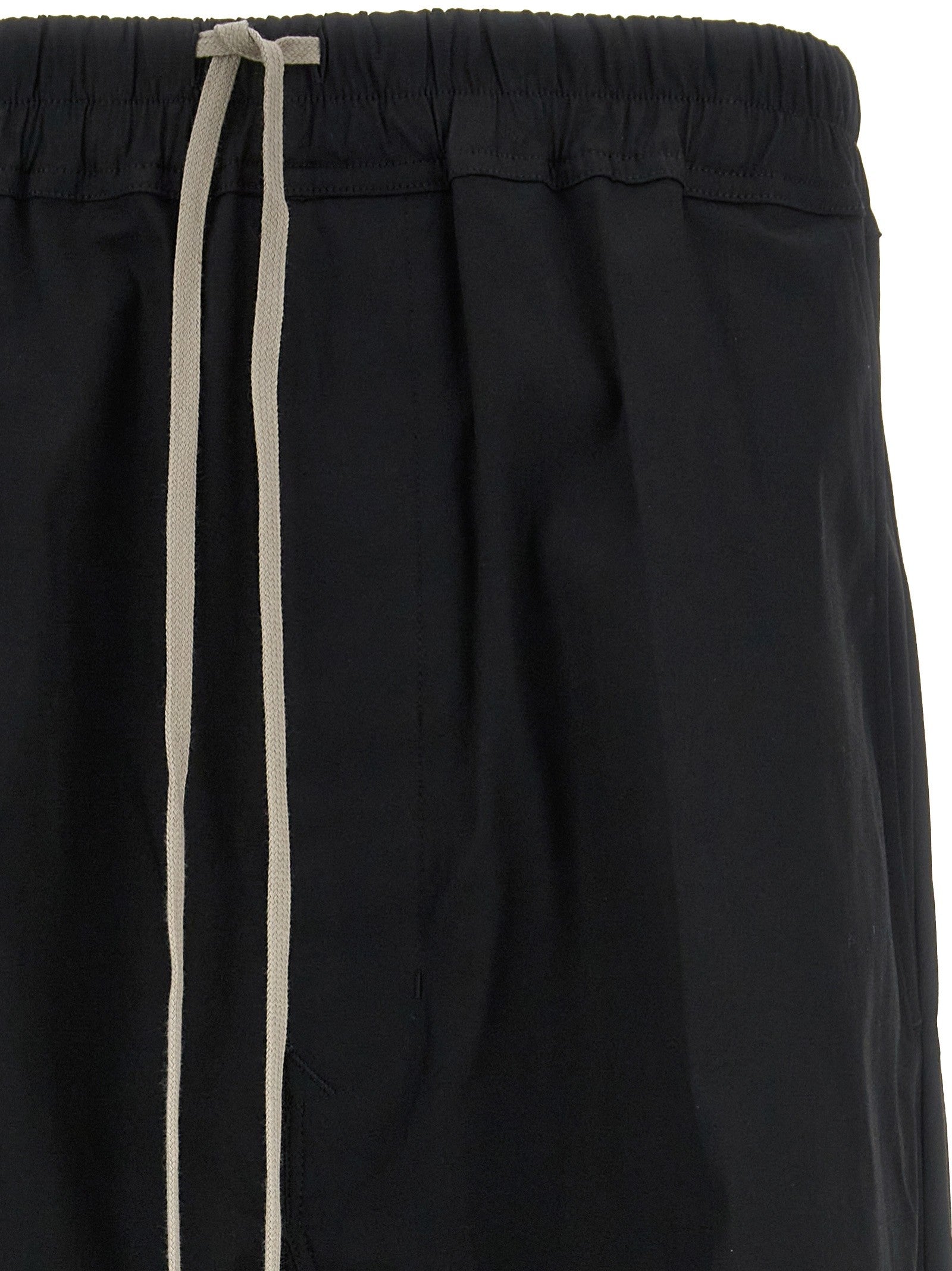 Rick Owens Drawstring Cropped Pants Black