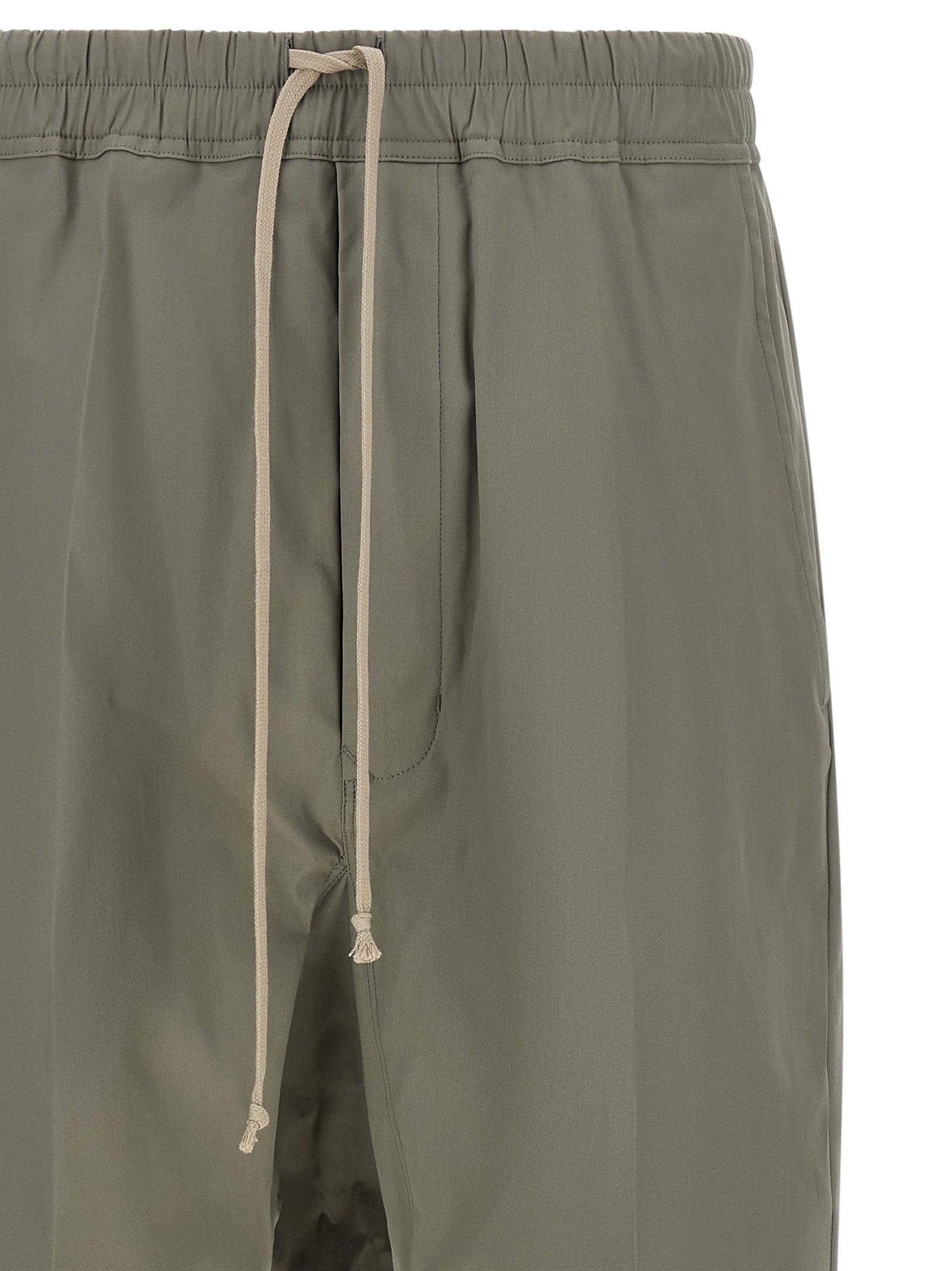 Rick Owens Drawstring Cropped Pants Grey