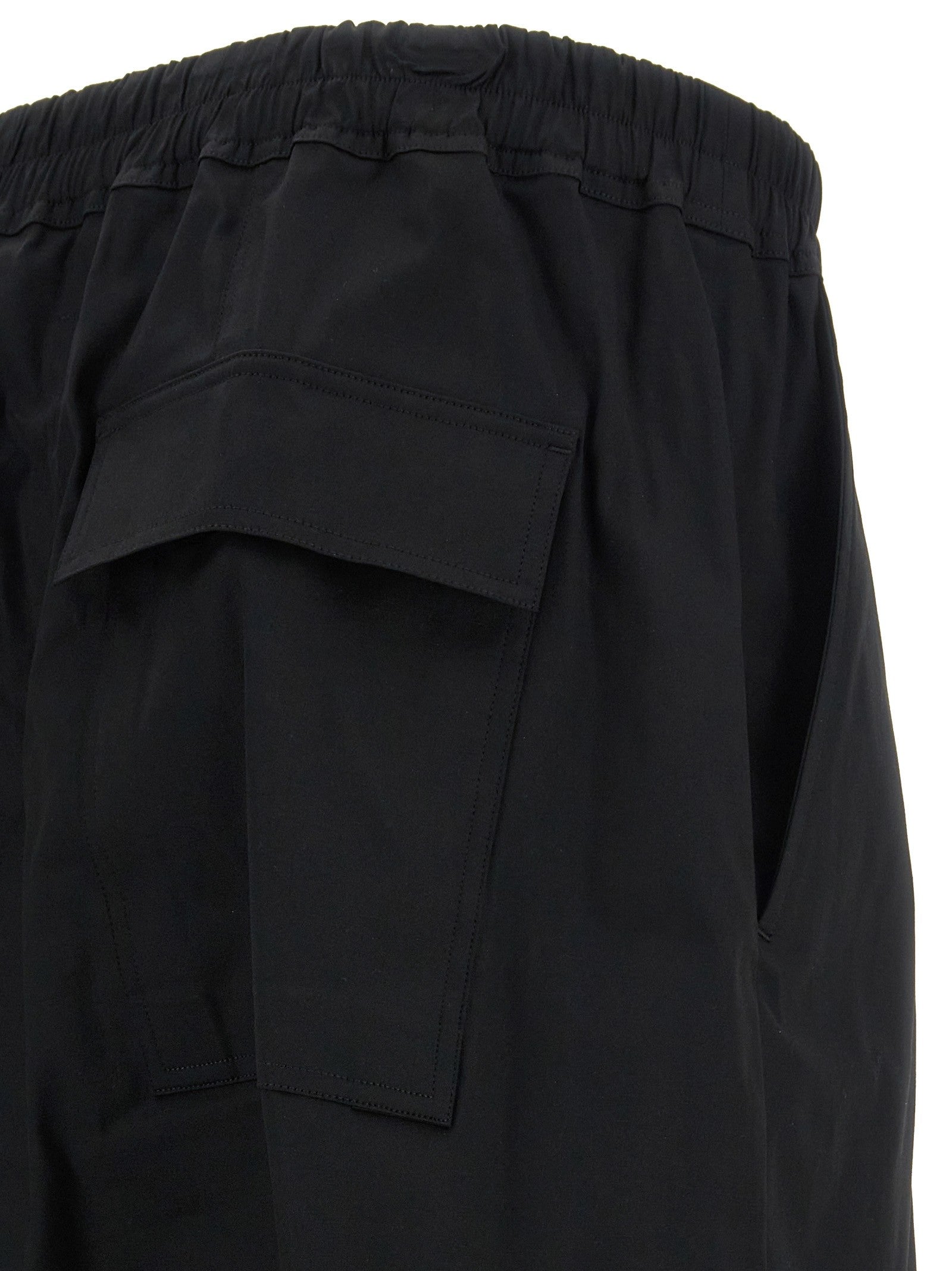 Rick Owens Drawstring Cropped Pants Black